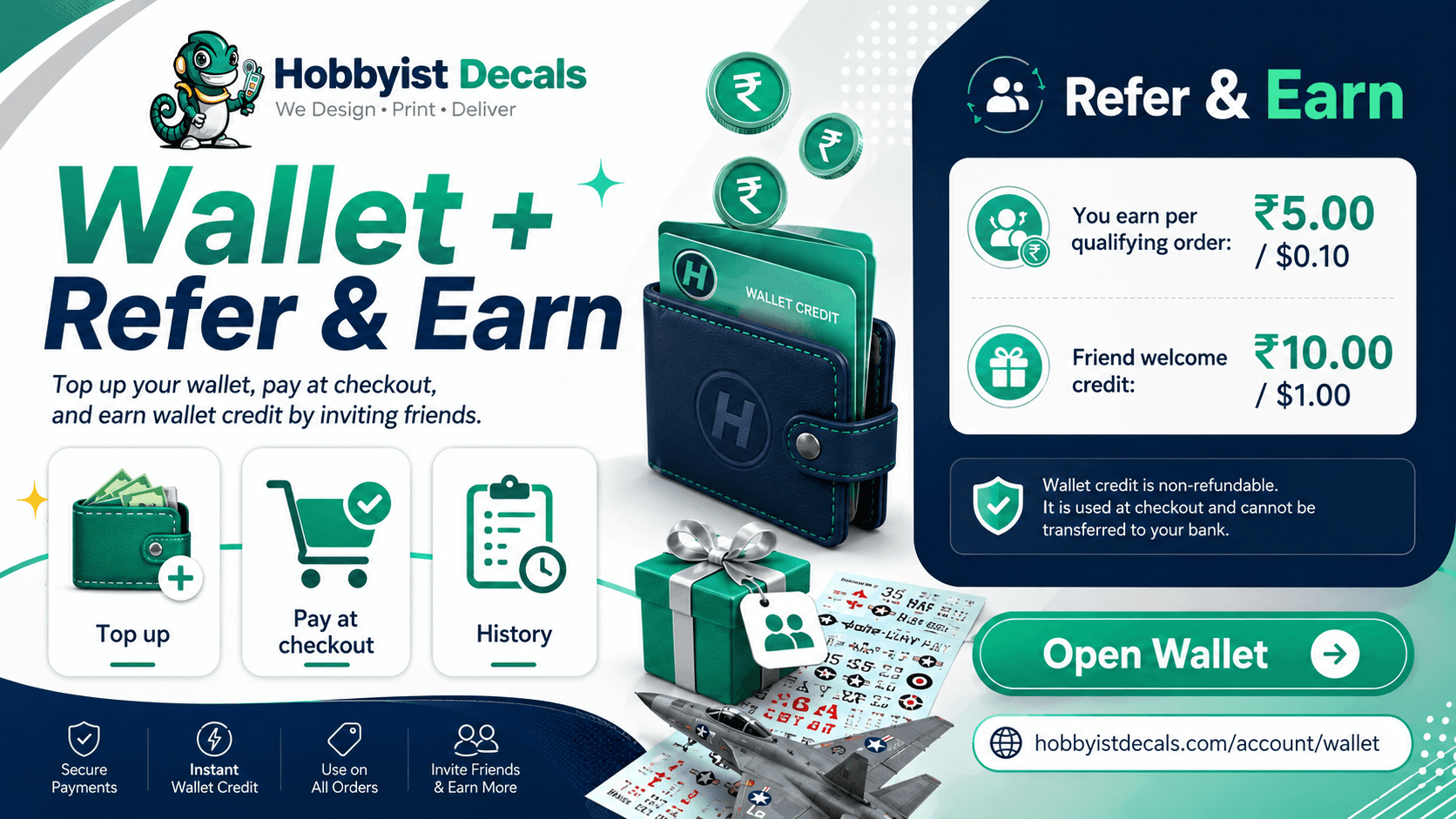 Refer & Earn promotion poster