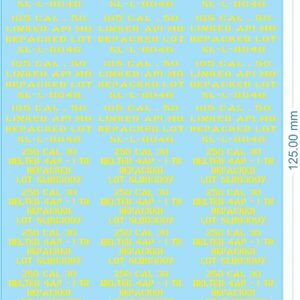 WWII US Ammunition Box Markings - 1/6 1/12 1/35 1/56 - Water Decals - Waterslide, 1/35