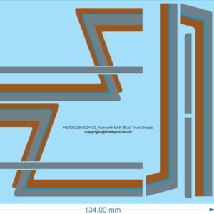 Kenworth SAR Truck Decals #1 - 1/24 - Water Decals
