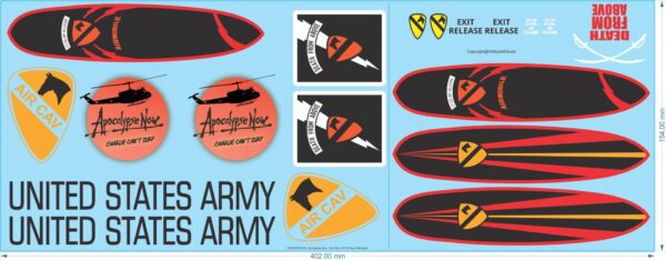 Col. Kilroy's UH-1D Huey Decals (1/18 - 1/72)