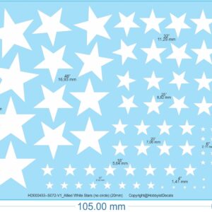 Allied White Star Decals: Perfect Your WWII Aircraft Models