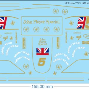 1/20 F1 waterslide decals